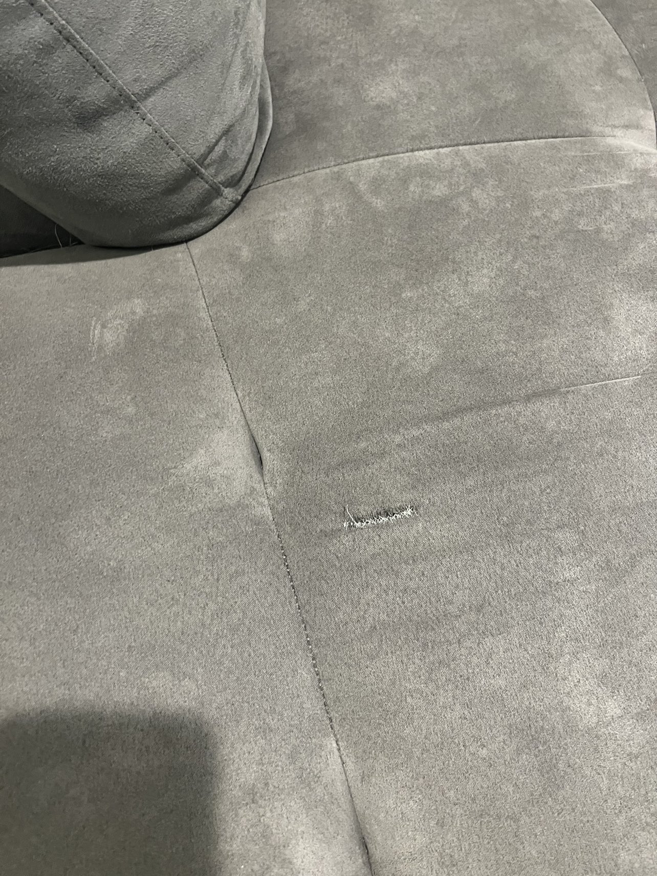 Section couch with ottoman - photo 2