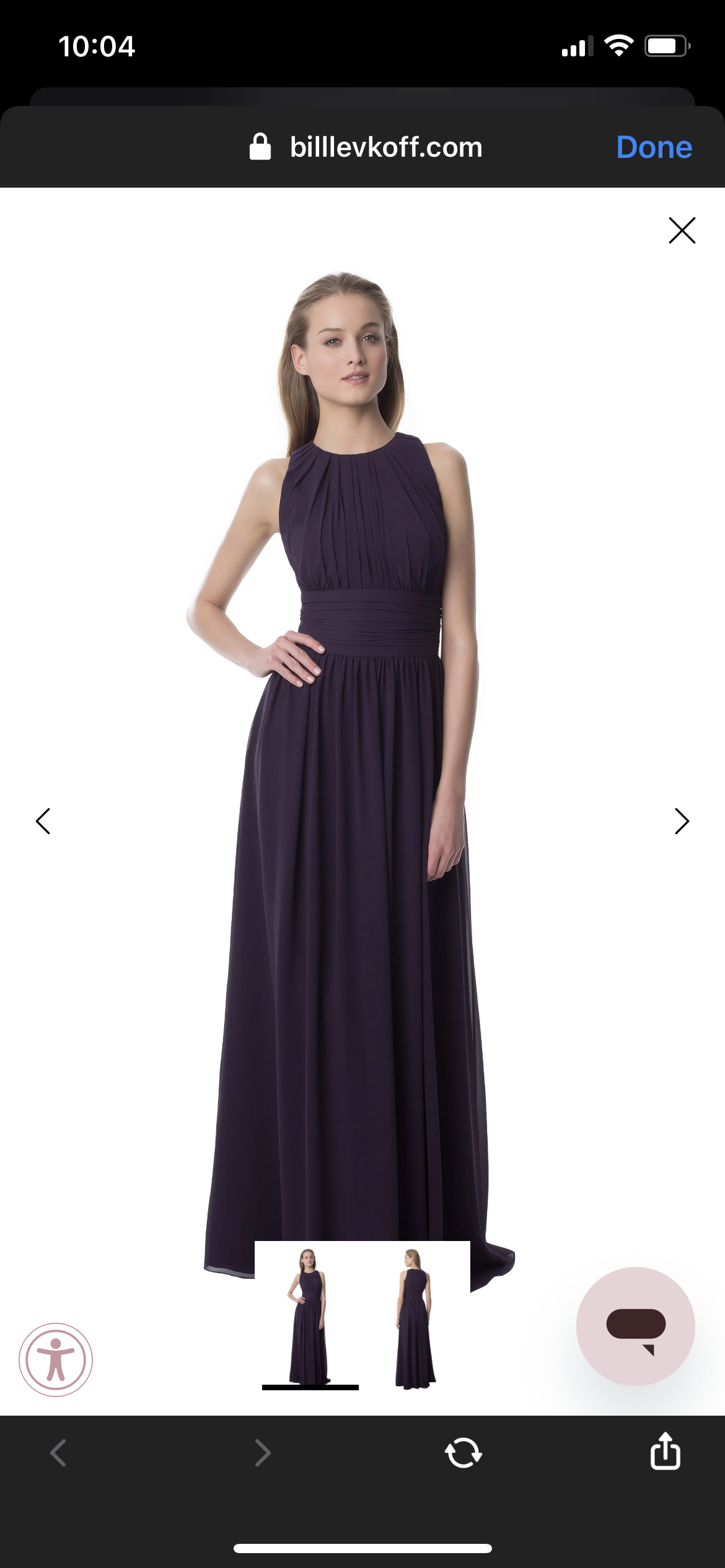 Plum/purple long formal dress