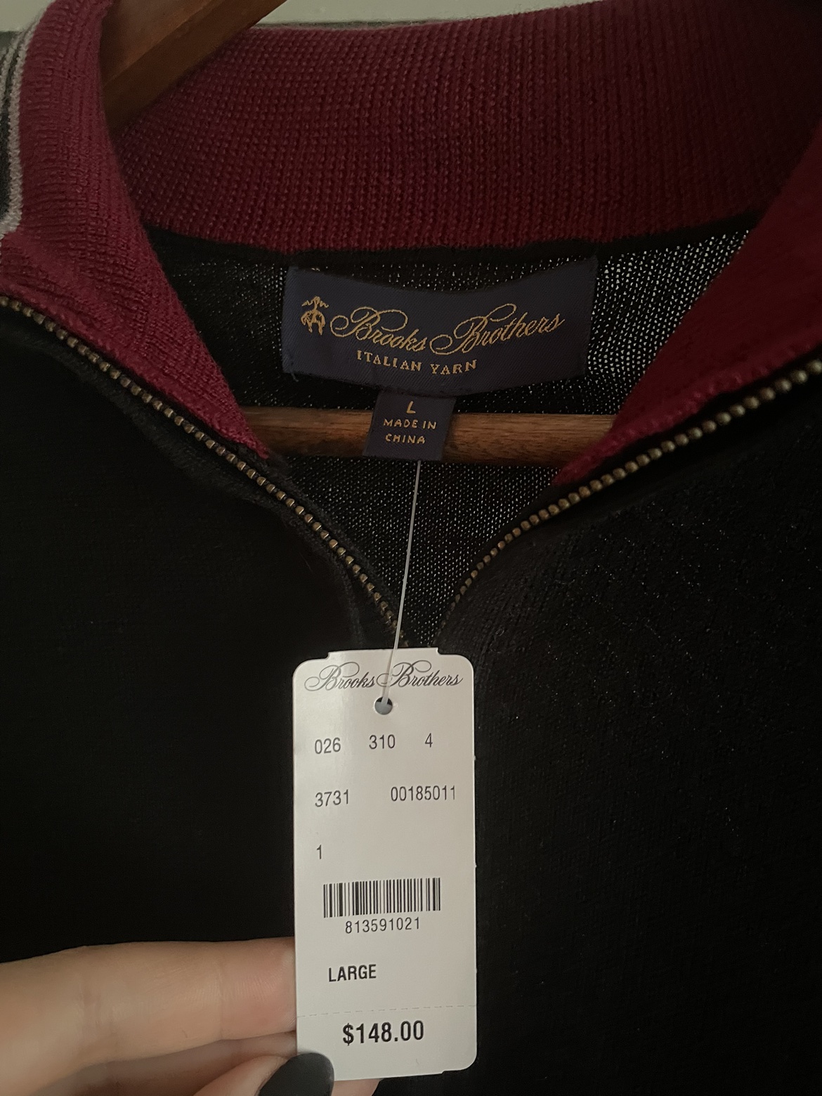 Brooks Brothers Italian Yarn zip - photo 2