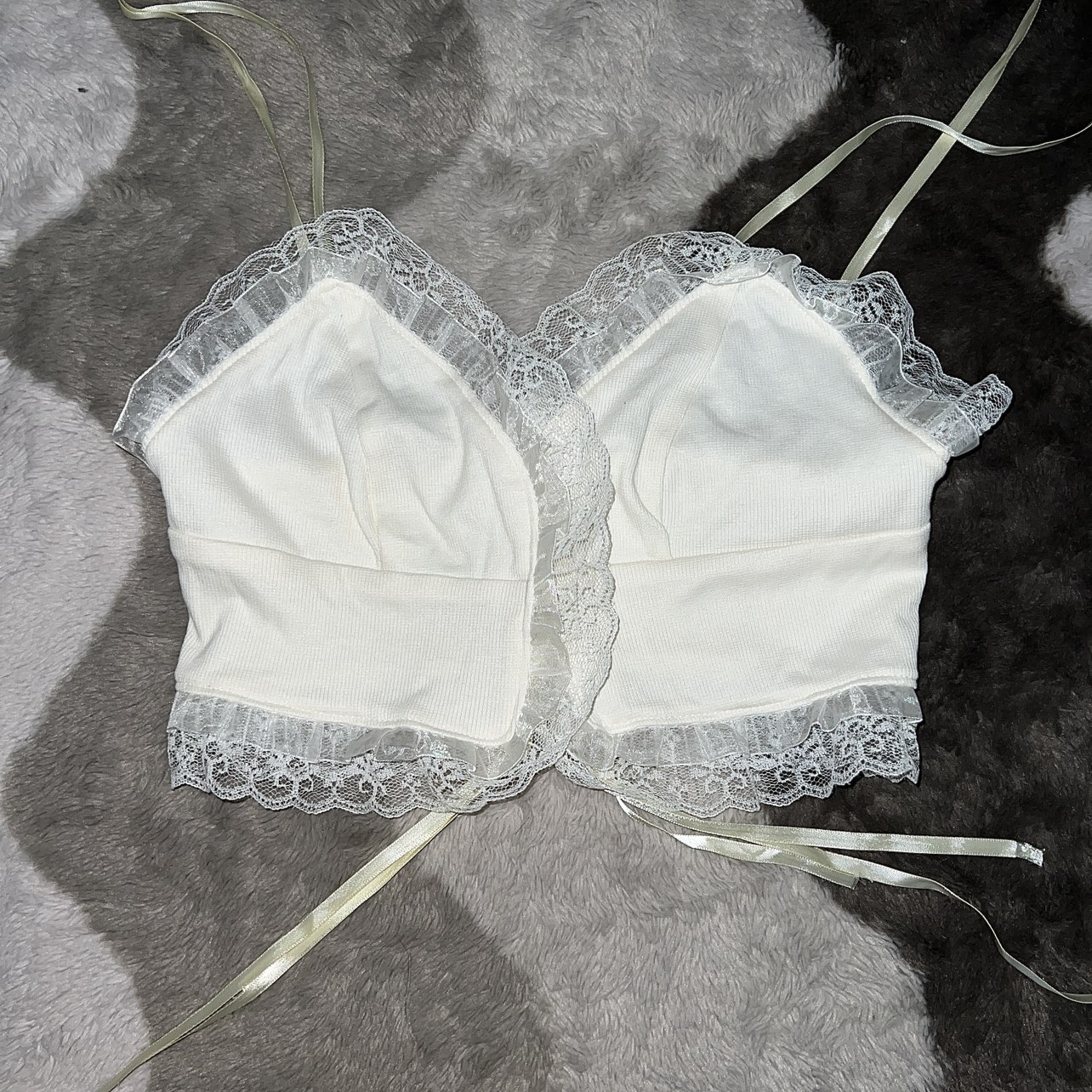 Fairytale Lace Trim Crop Cami Top image indicator(6)