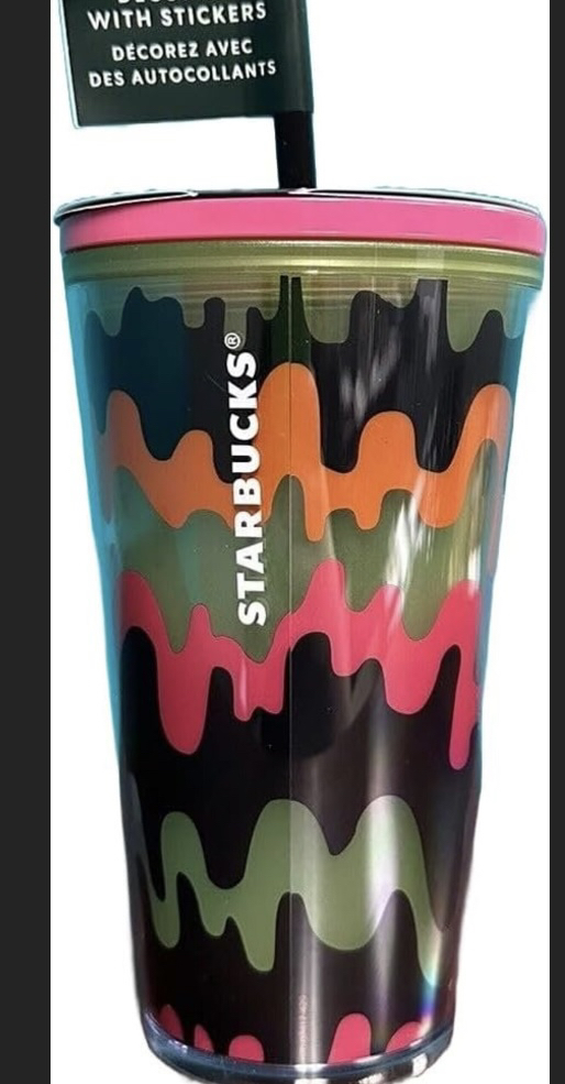✨✨Starbucks 16oz Cup w/DIY Stickers image indicator(2)
