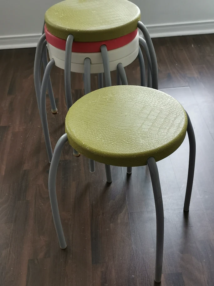 Round Stools, $8/each, 5pcs for $25