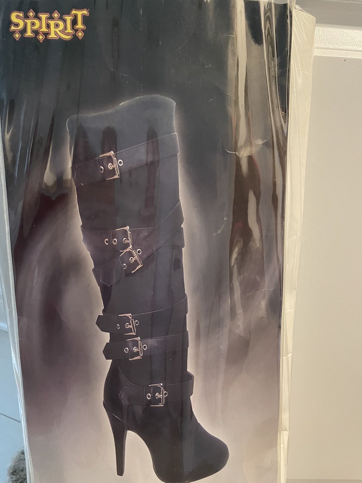 Women’s high heel boots - suede and vegan leather image indicator(2)