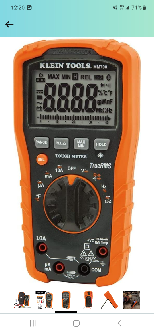 Klein meter mm700 brand new