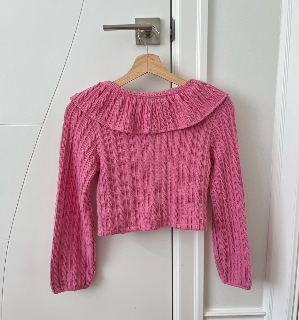 Zara Pink cardigan with floral details - photo 2