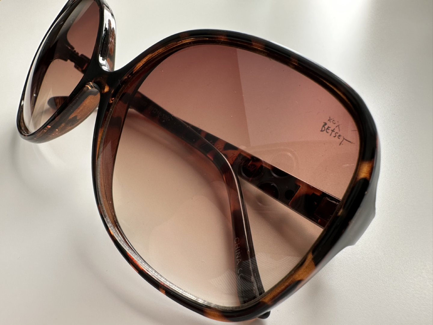 Betsey Johnson Sunglasses • tortoise with gold stud detail image indicator(2)