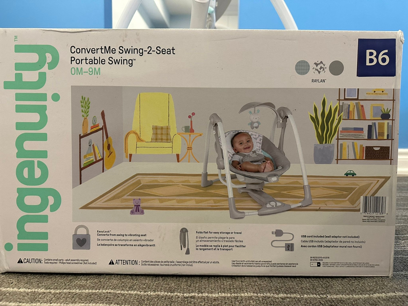 ConvertMe Portable Swing  New Open Box