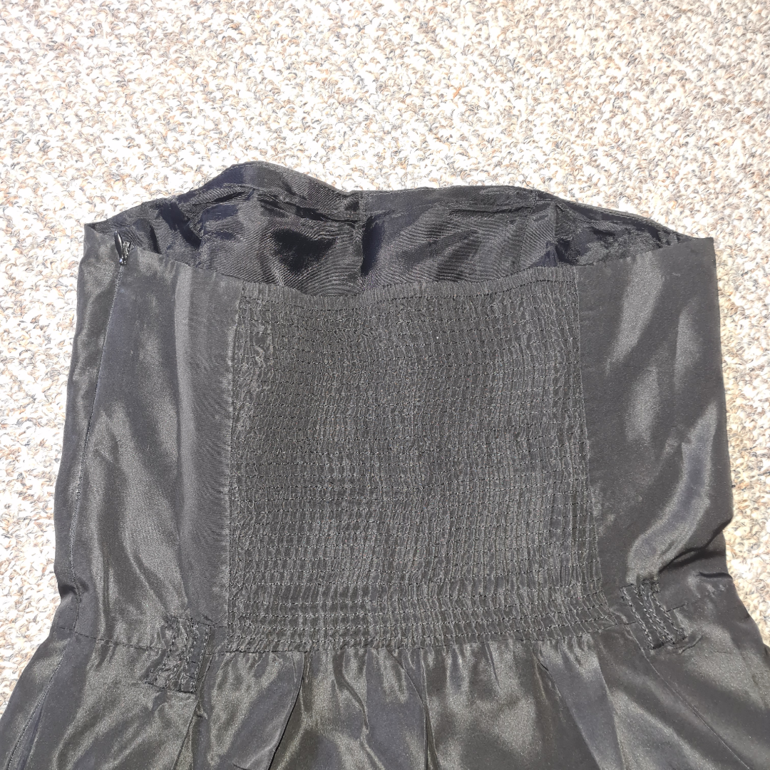 ZARA - Strapless little black dress image indicator(4)