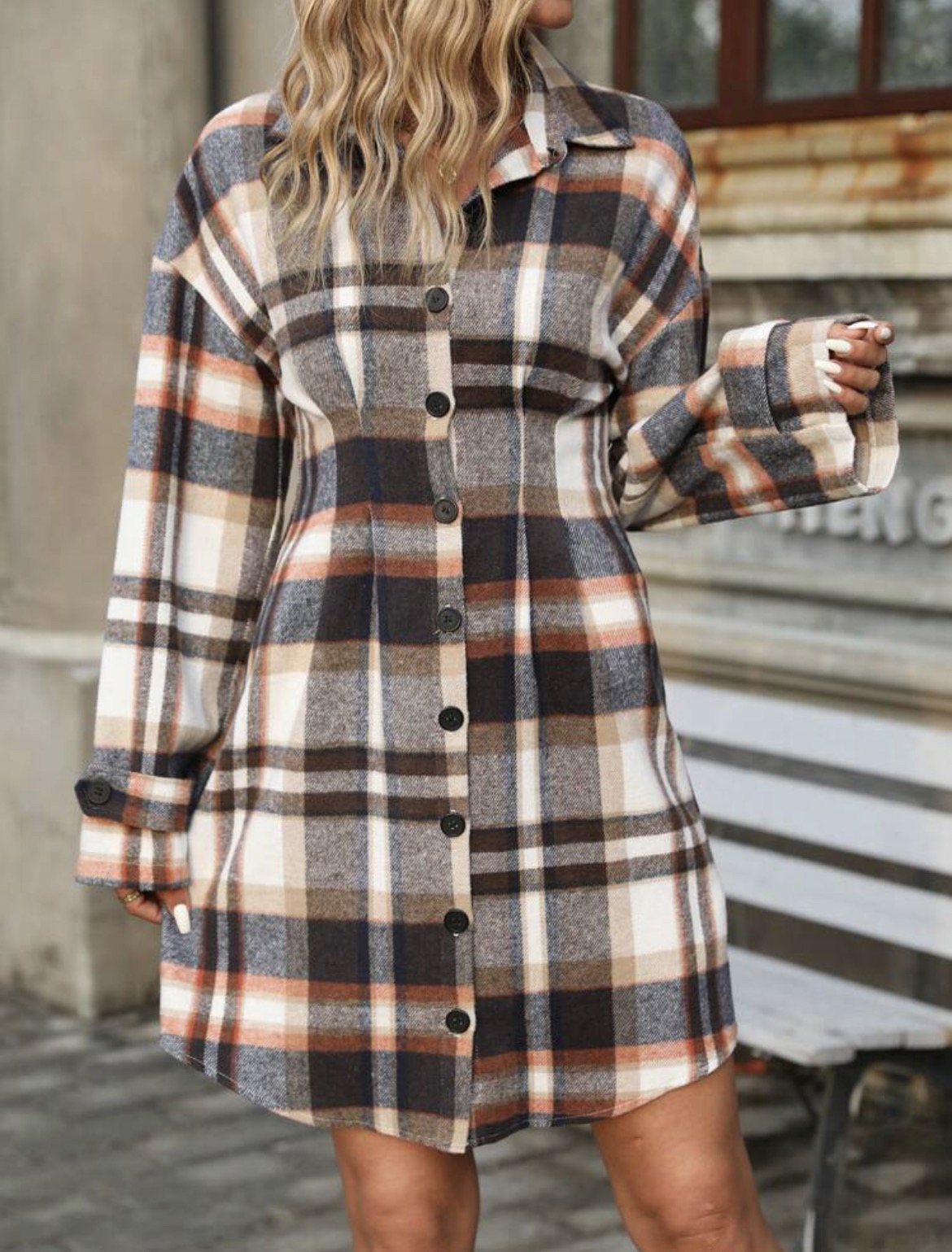 Women Shirt Dress - photo 3