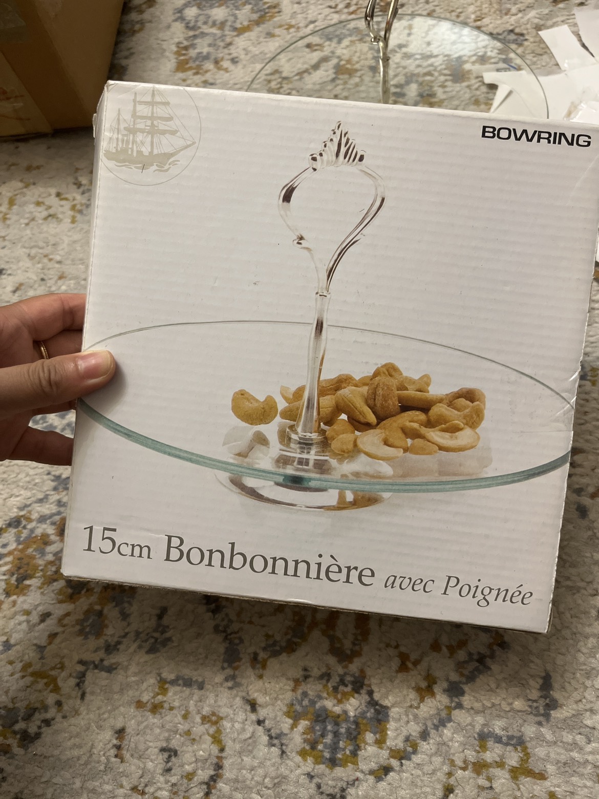 Bowering 6” Candy Dish with Stand image indicator(4)