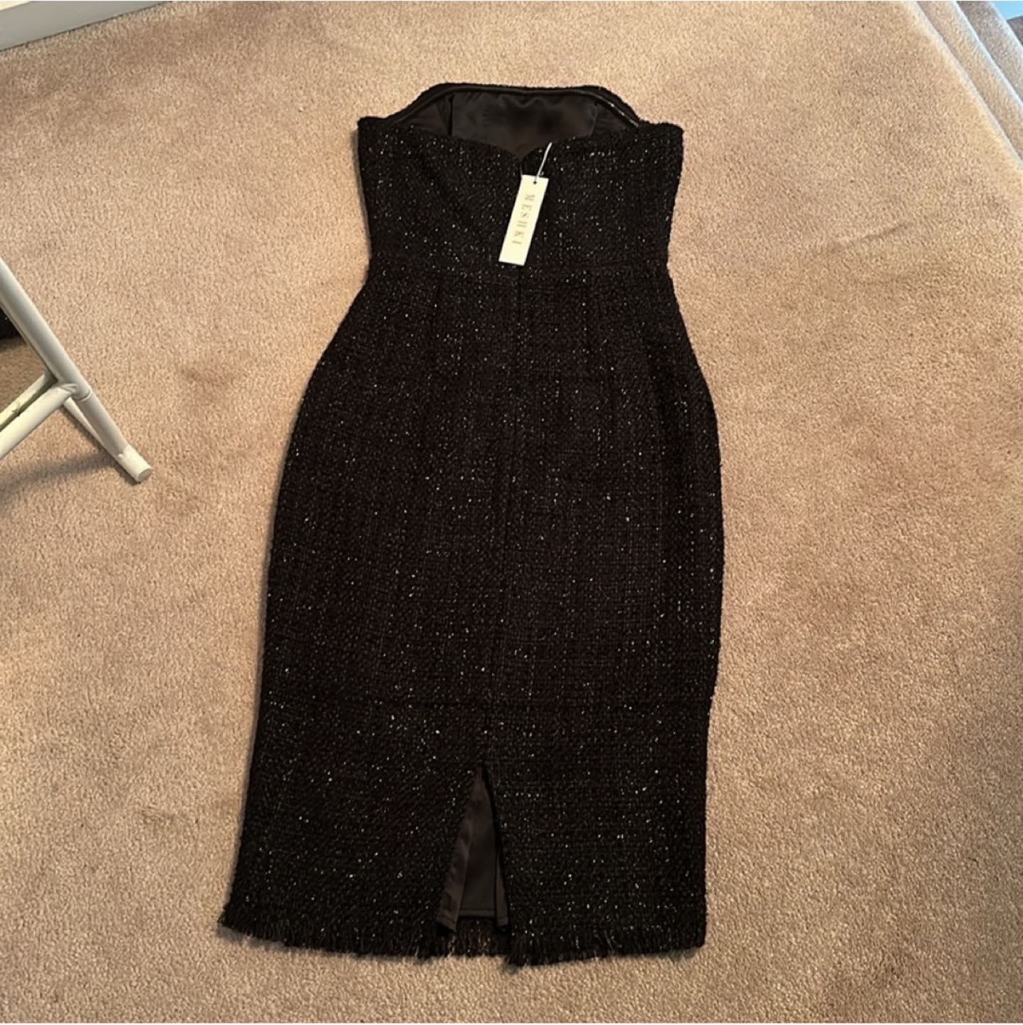 NWT Meshki | Tweed Midi Dress image indicator(5)
