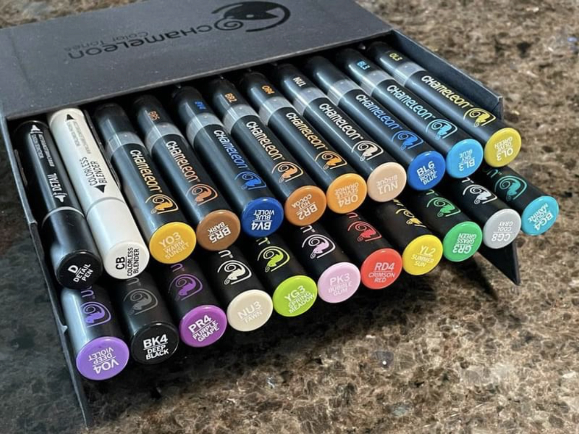 Chameleon Makrers 22-Pen Deluxe Set, Art Supplies thumbnail