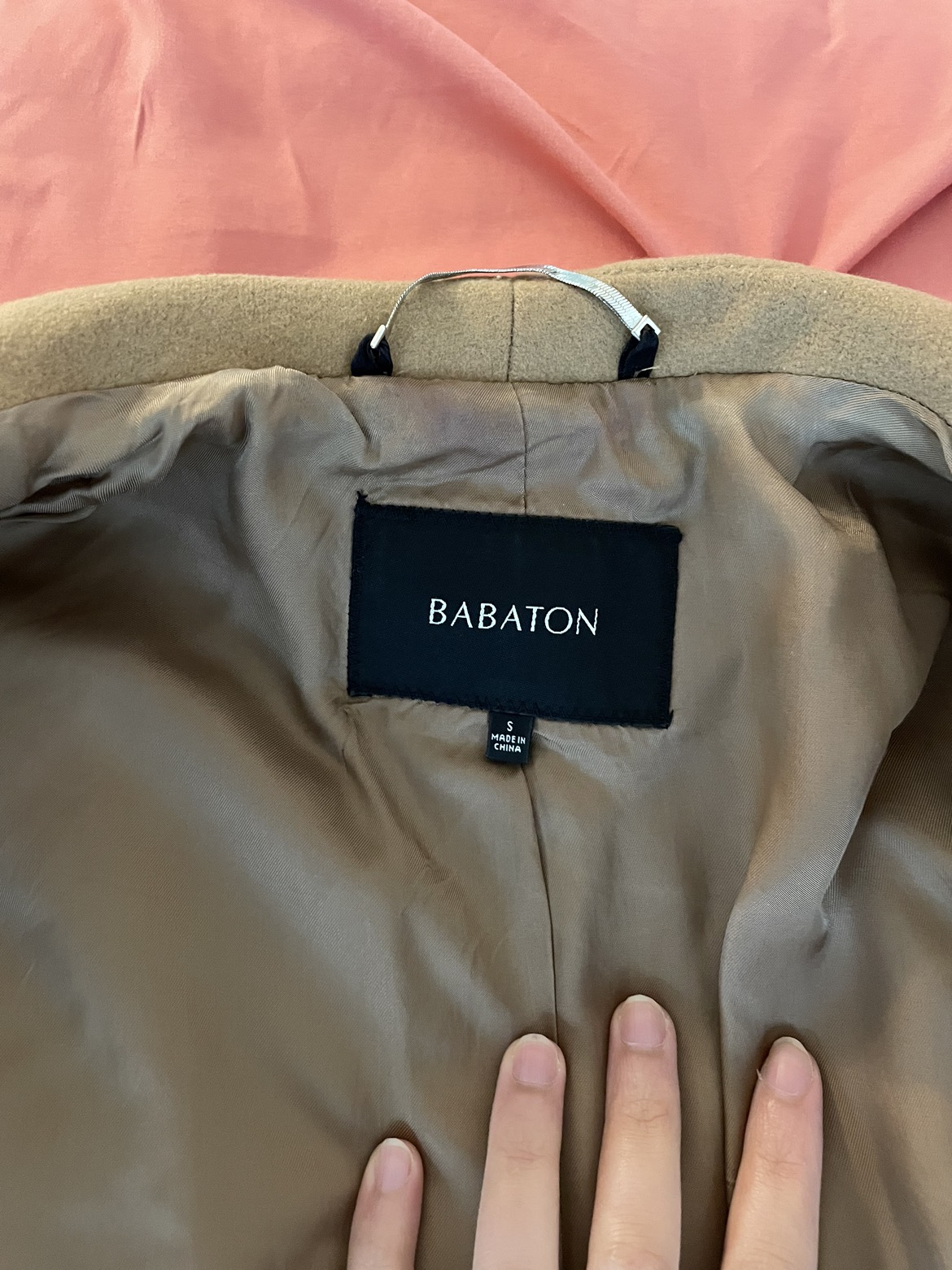 Aritzia connor coat in camel colour. - photo 4