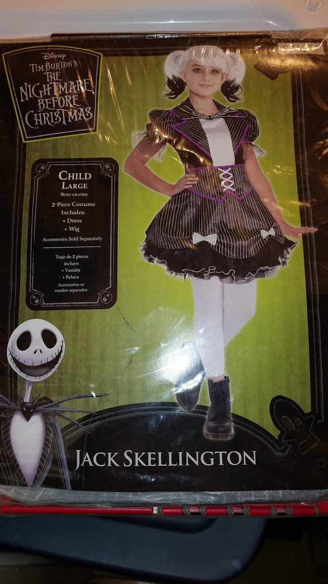 Nightmare Before Christmas Jack Skellington Halloween Costume L