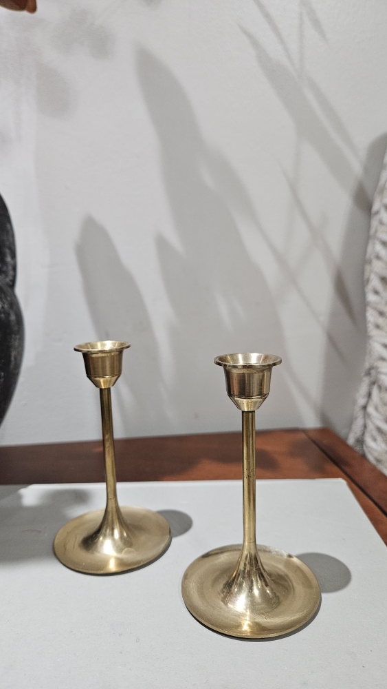 brass candle holder thumbnail