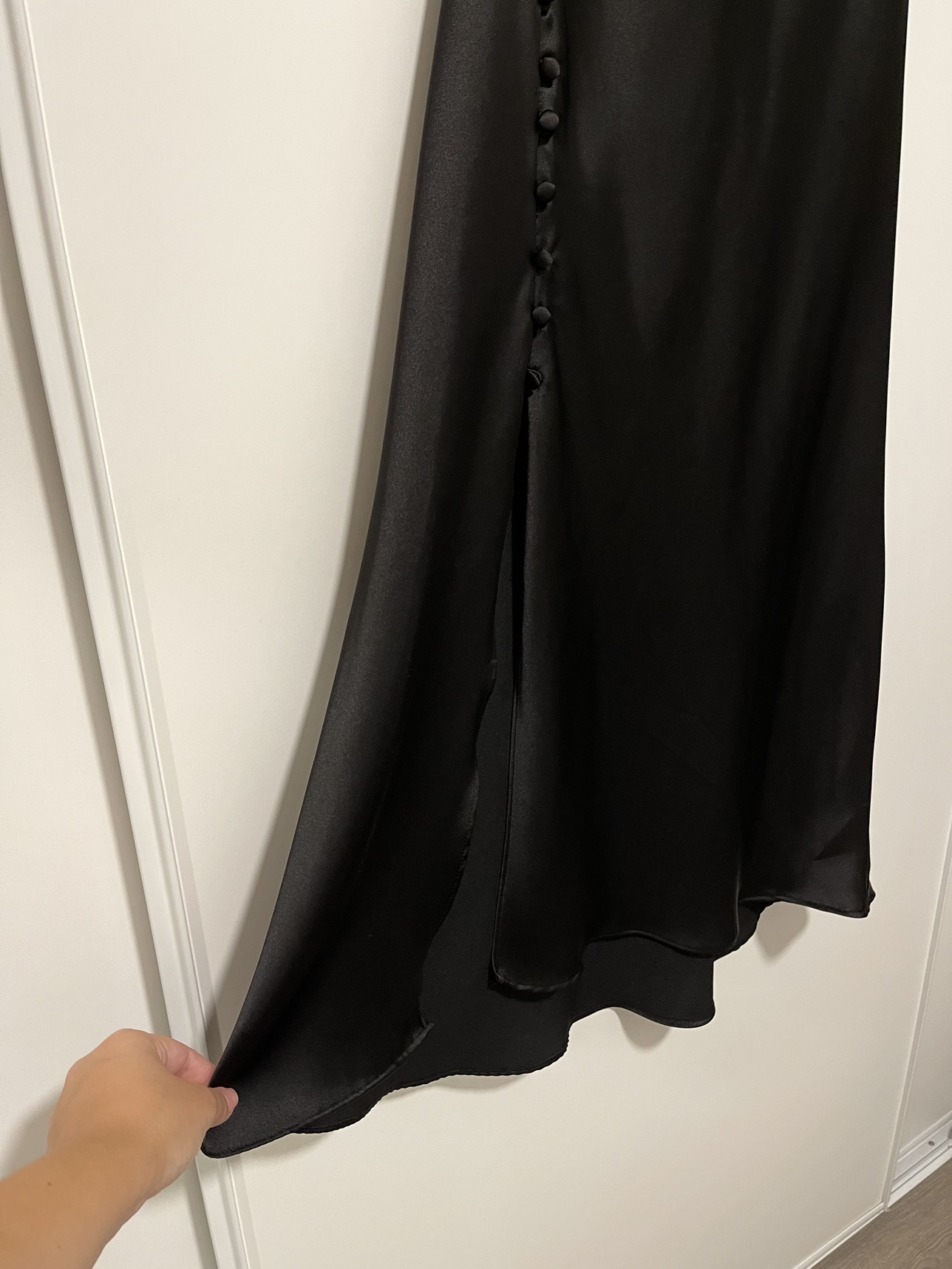 Black Slip Dress Zara S - photo 2