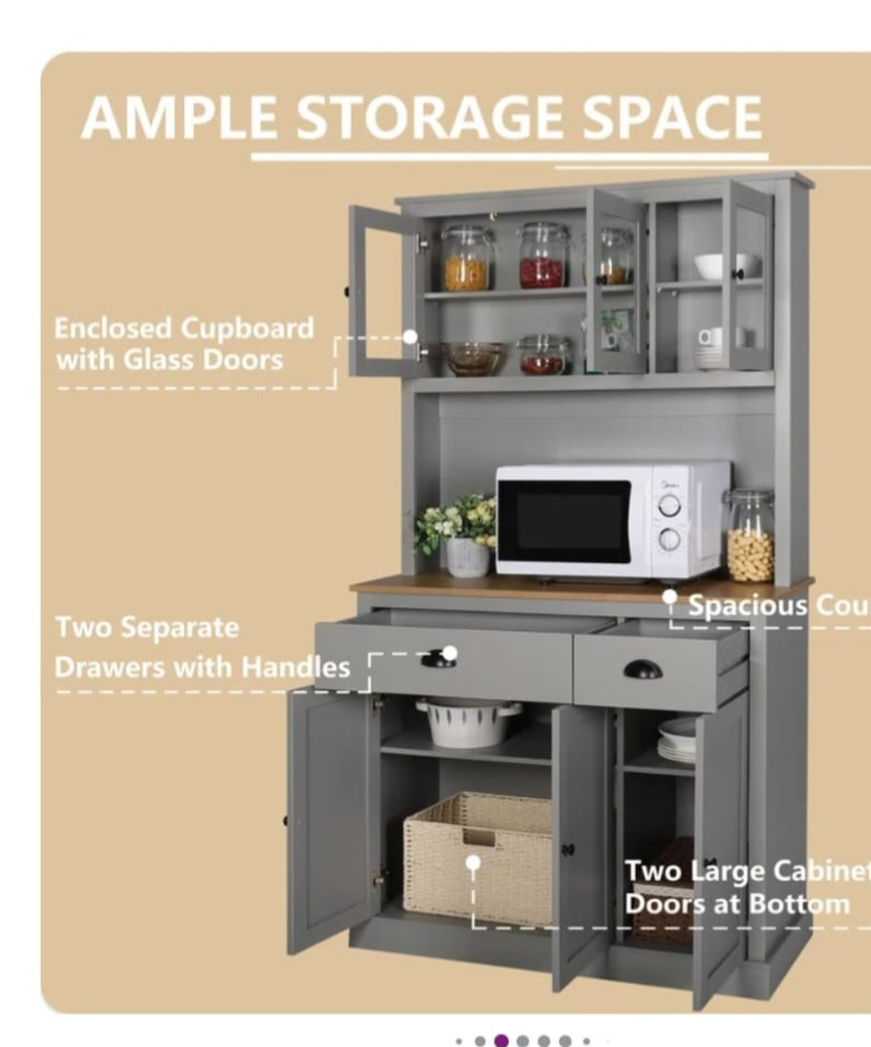 aralene kitchen pantry brand new gray color