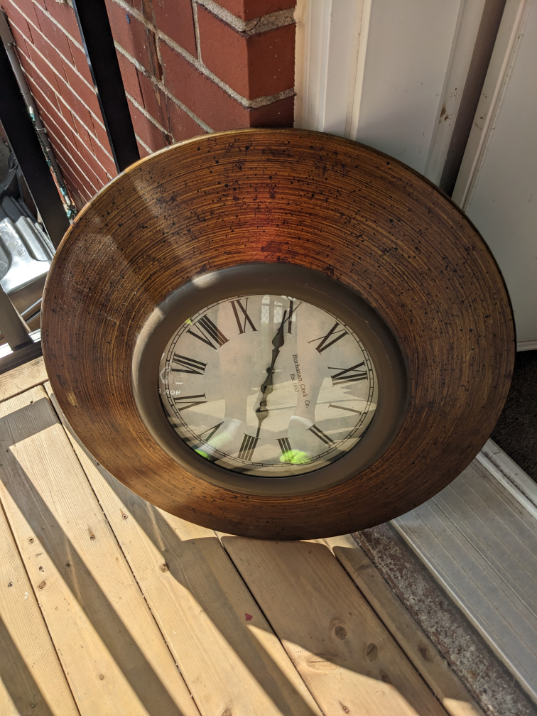 large decorative clock