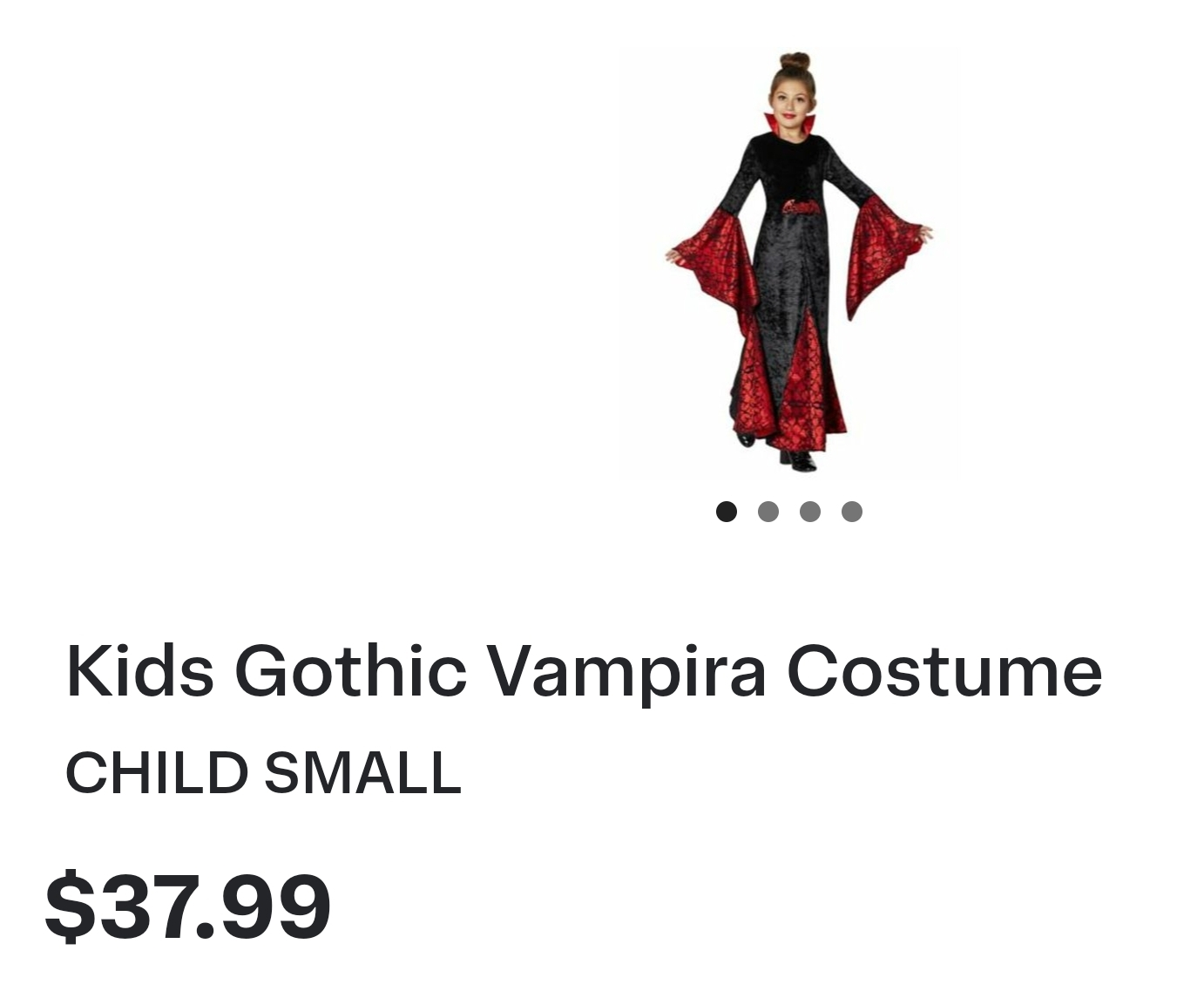 Vamp girl, size 4-6 - photo 3