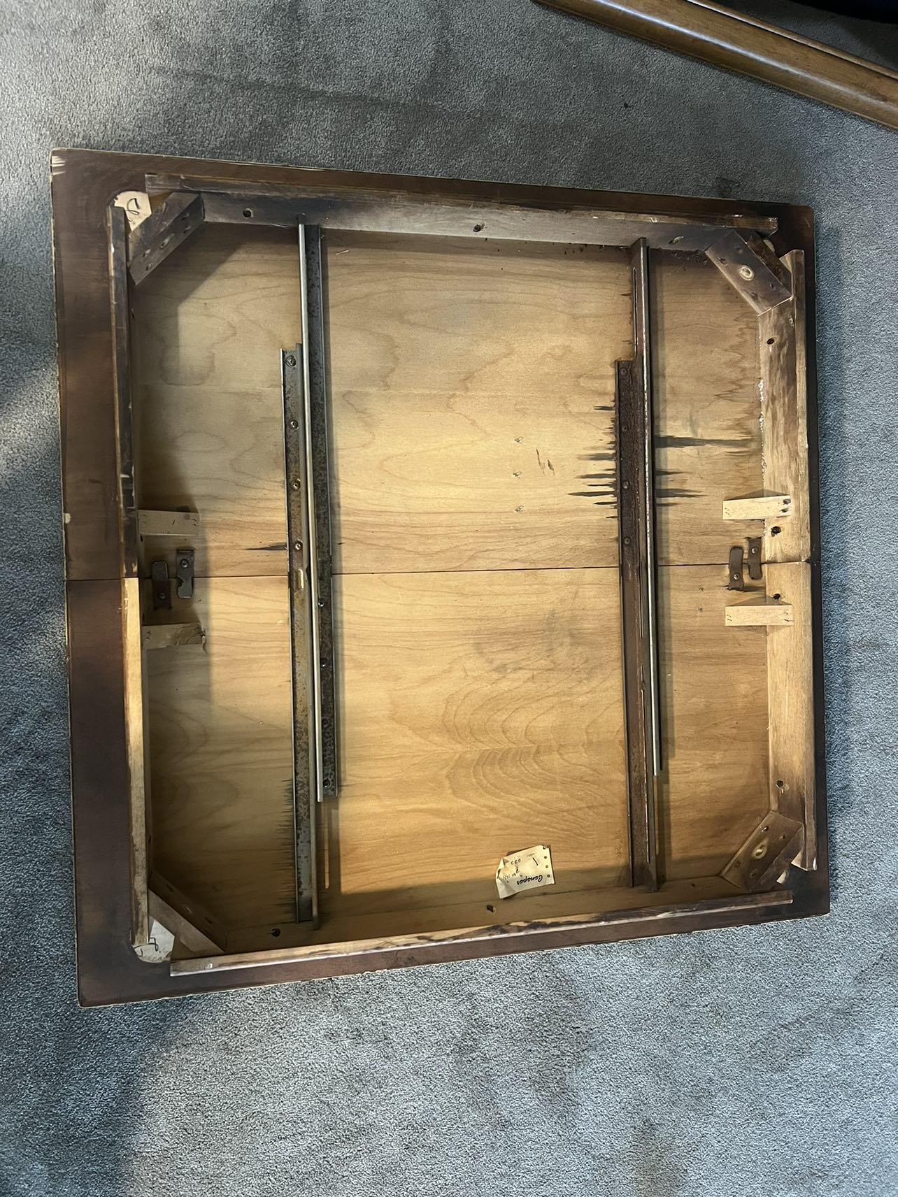 Sturdy wooden computer table- 40x40x30 inches