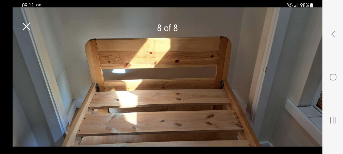 Twin bed (frame an matress) - photo 3