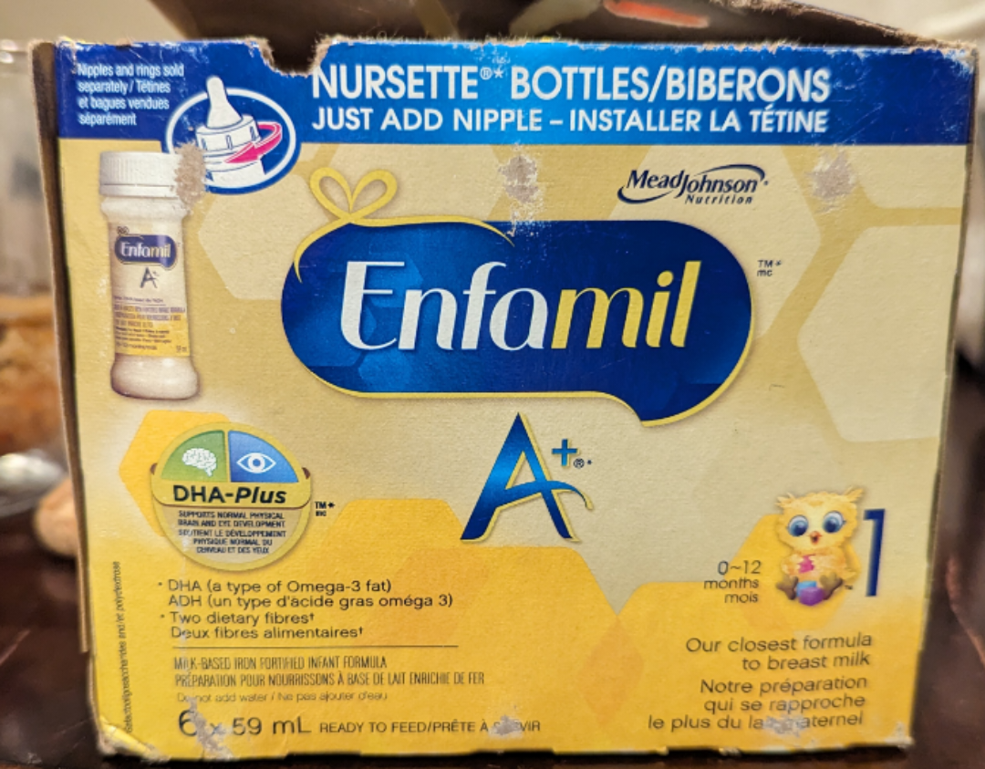 Enfamil A+ 5 x 59 mL bottles