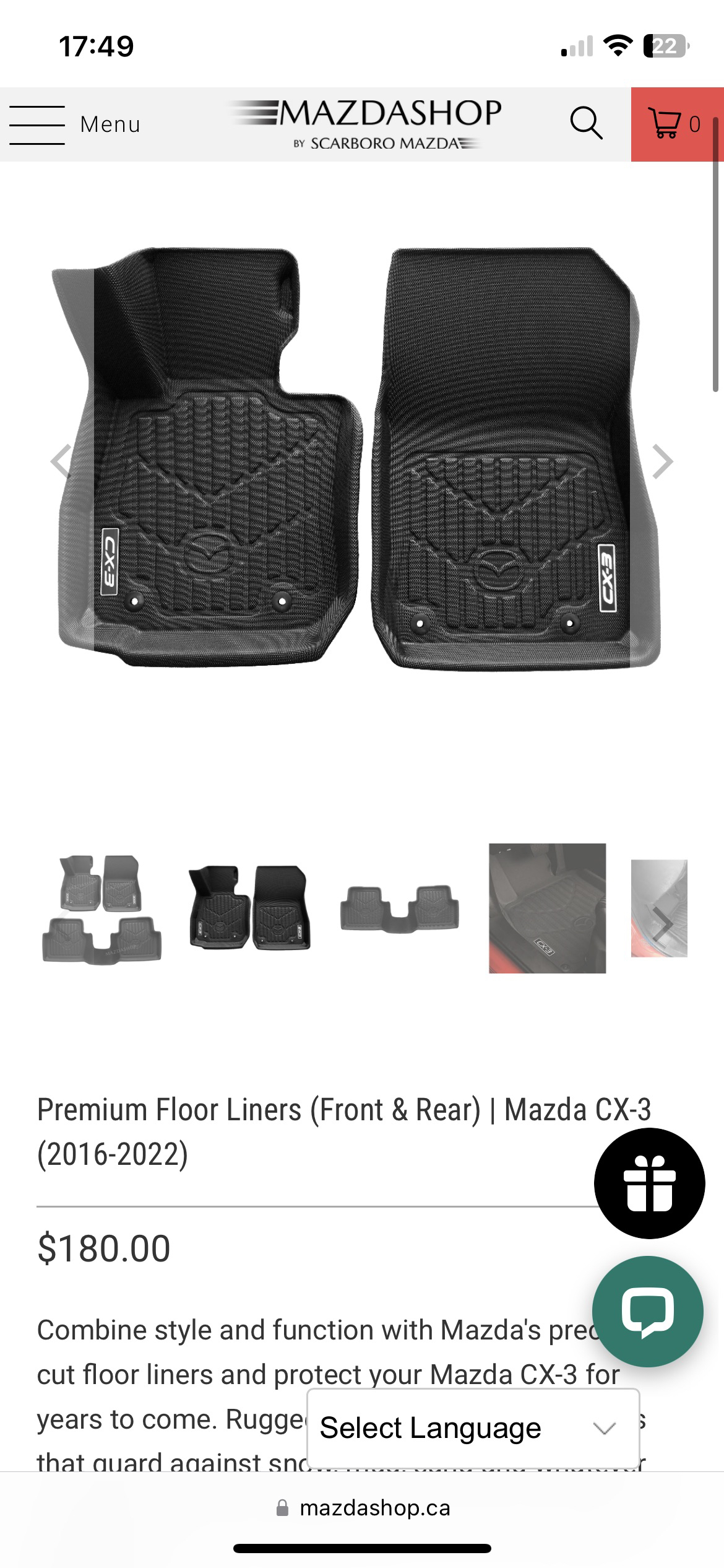 Mazda Cx-3 Premium Winter mat - photo 3