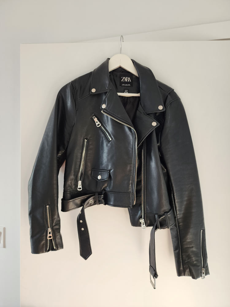 BNNT Black Zara Faux Leather Jacket - XL