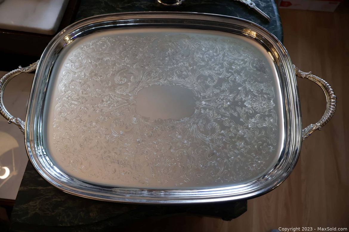 Silver plate tea set image indicator(5)