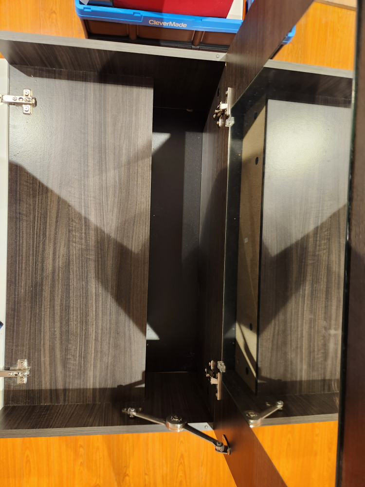Makeup vanity table with flip-top mirror - photo 3