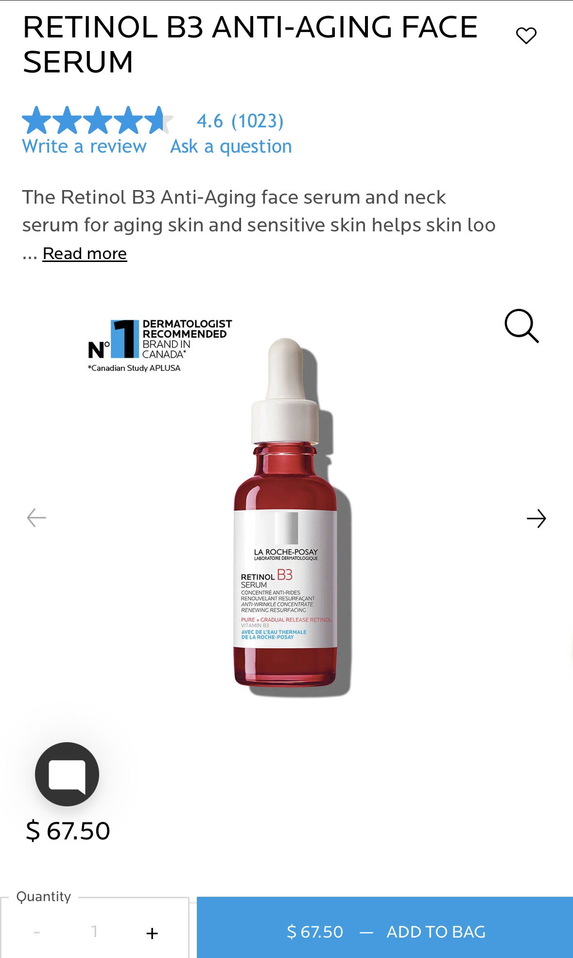 La Roche-Posay Anti-Aging Retinol B3 Serum BNIB - photo 2