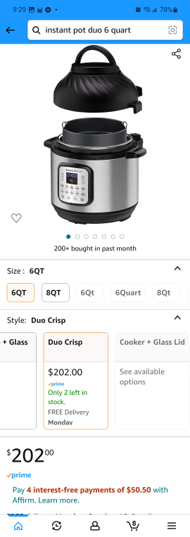 6 quarter instantpot Duo crisp+Air fryer - photo 5