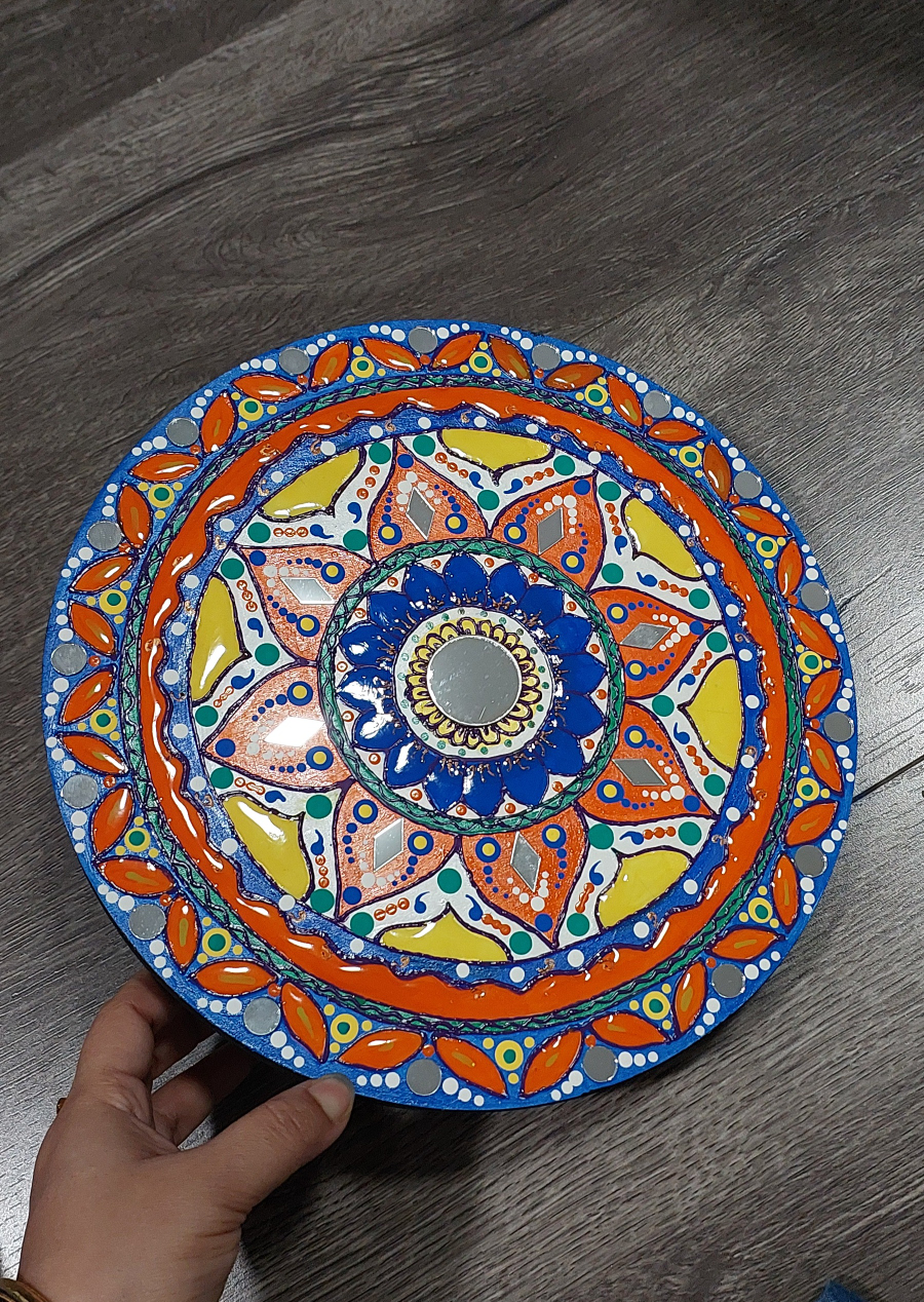 Hand Crafted Resin Wooden Frame image indicator(2)