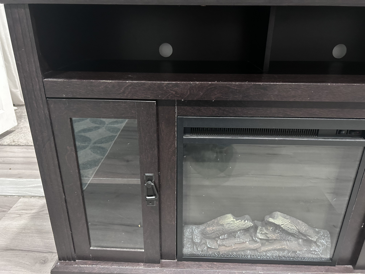 Tv stand/ fireplace with electric heater - photo 3