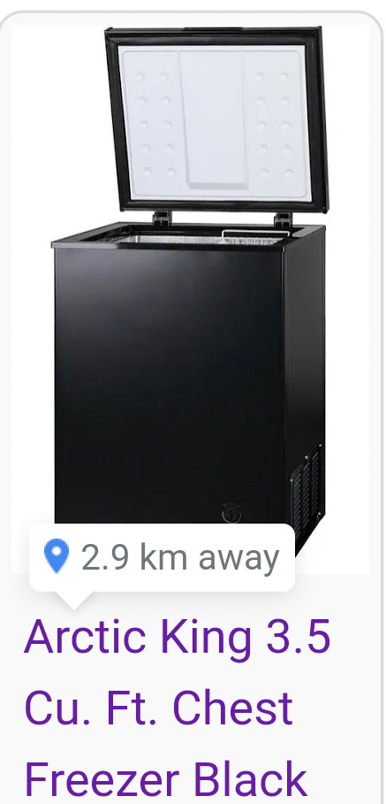 Artic King 3.5 cu ft freezer