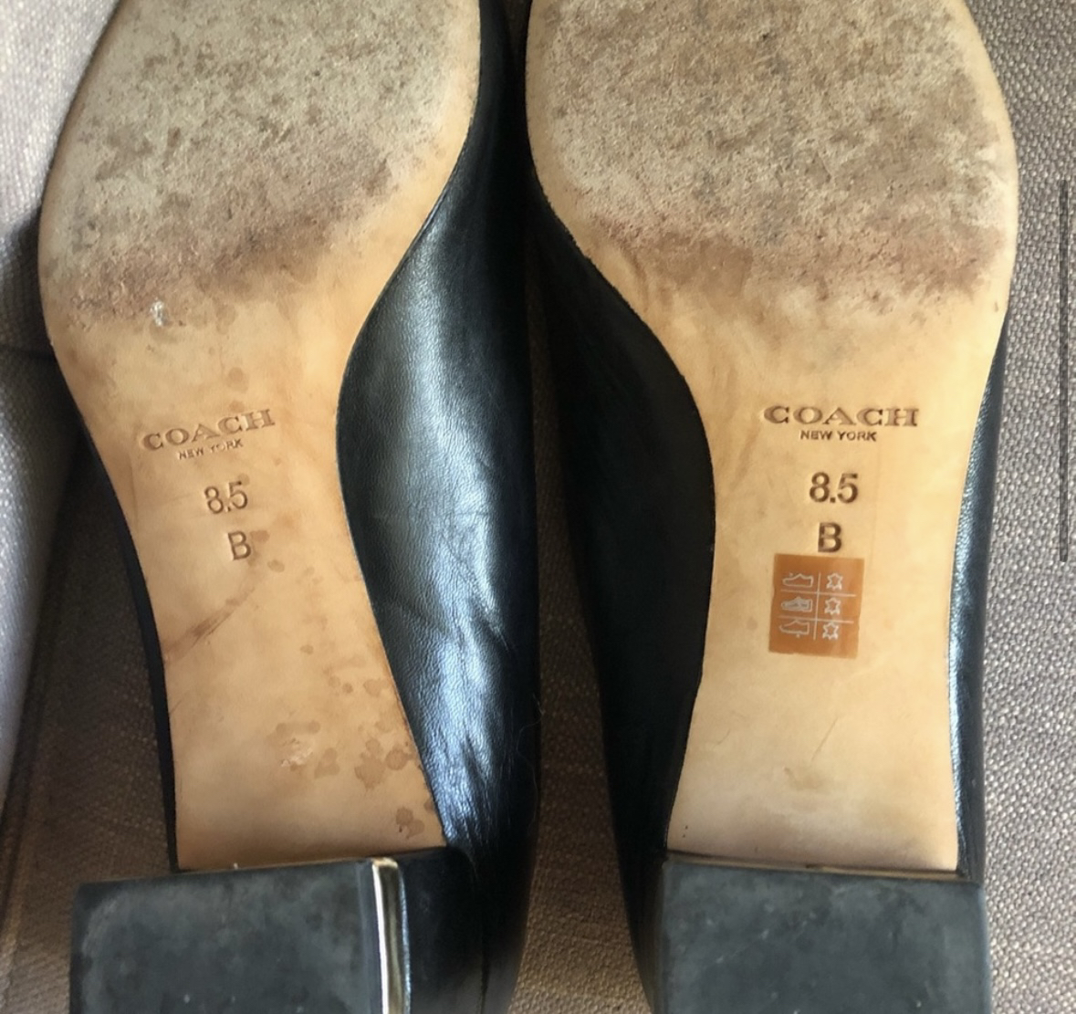 Coach black pumps size 8.5 image indicator(4)