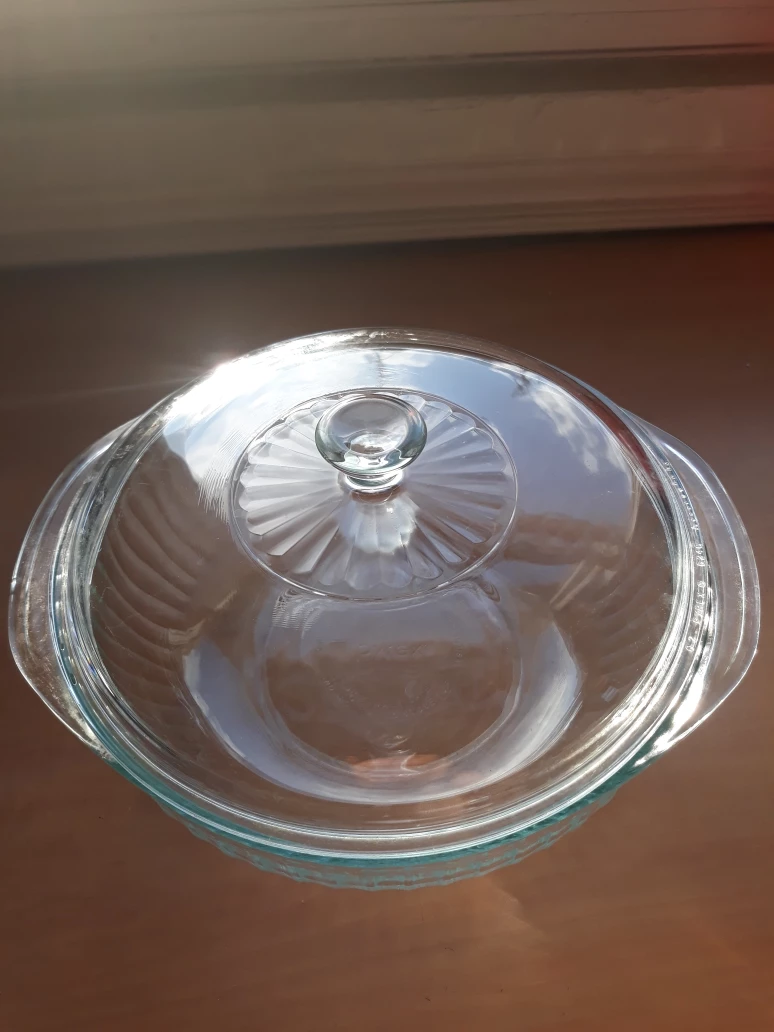 blue pyrex