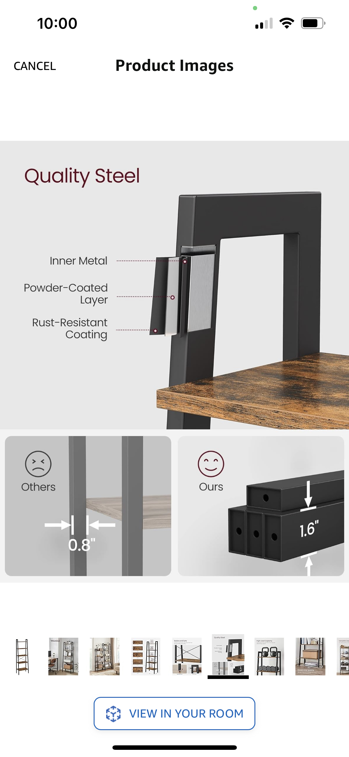 Ladder Shelves, 5-Tier & 4-tier Bookshelf image indicator(6)