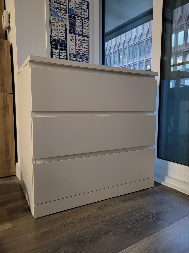 IKEA 3 Drawer MALM Dresser