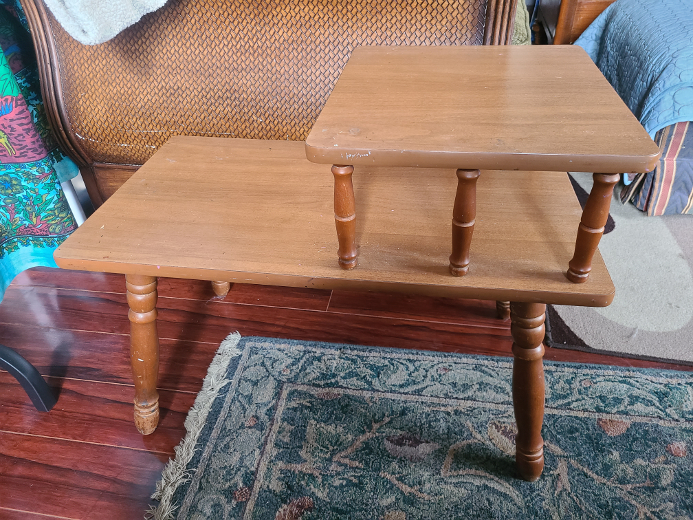 Vintage wooden coffee/side table