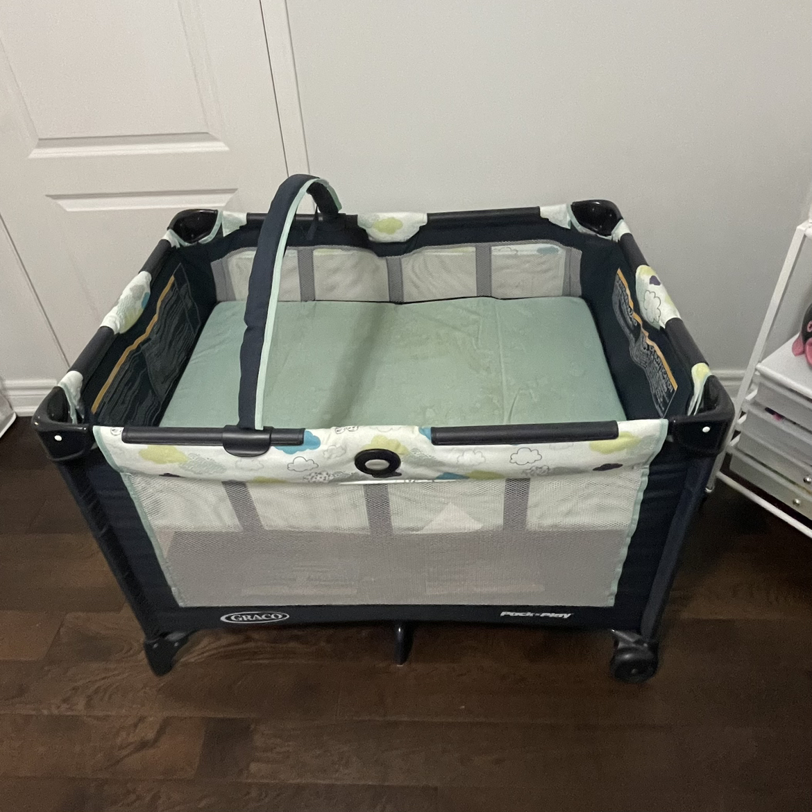 Baby playpen and crib
