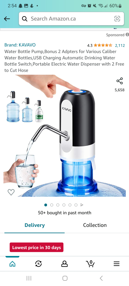 brand new water dispenser thumbnail