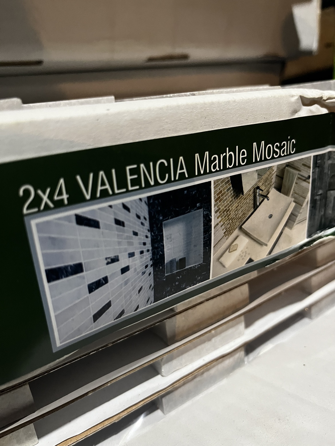 Valencia marble mosaic tile