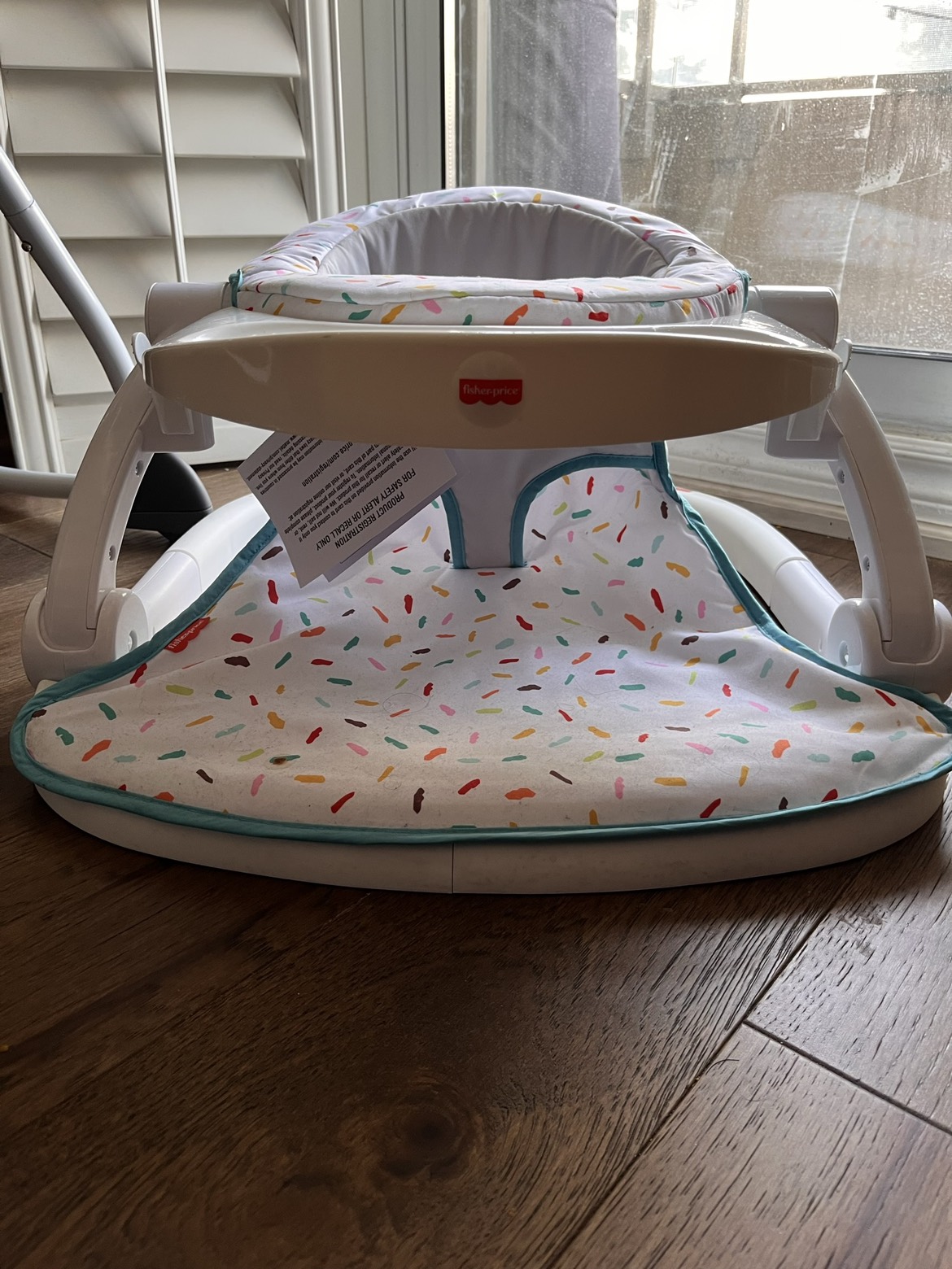 Fisher Price sit me up floor seat with tray