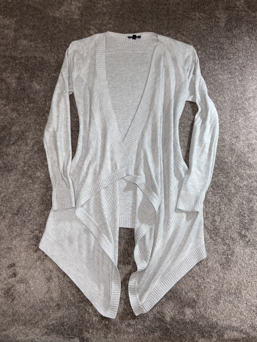 Light Gray Open Cardigan thumbnail