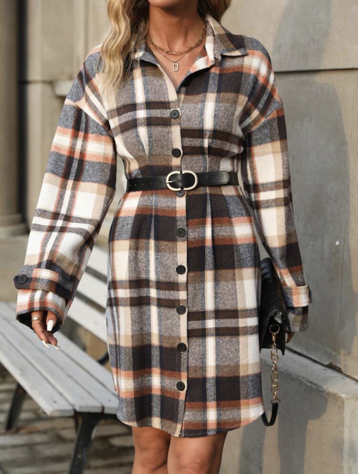 Women Shirt Dress - photo 4