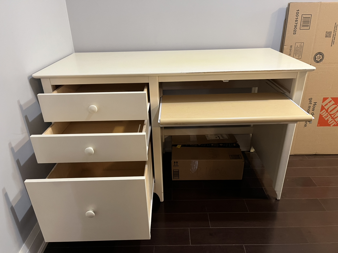 Office Desk with Chair / Computer Desk with Keyboard Space - photo 3