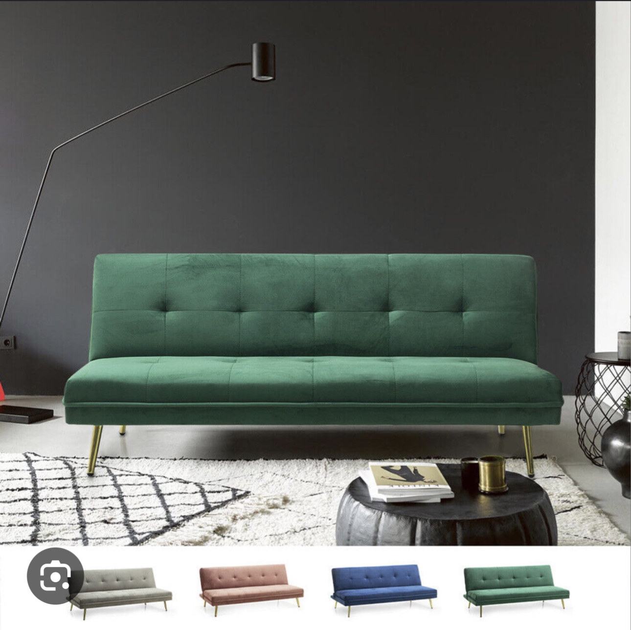 blue sofa bed brand new in box