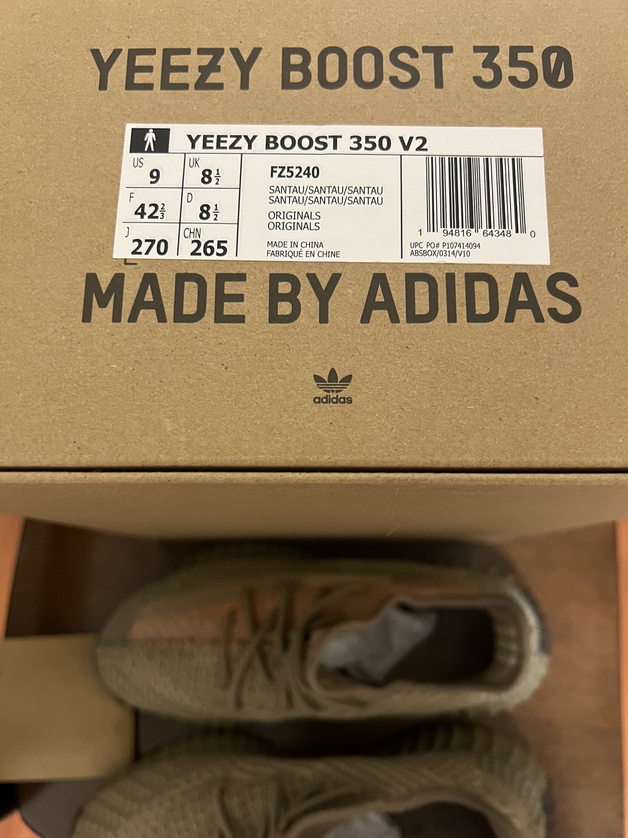 Adidas Yeezy Boost 350 V2 "Sand Taupe" - photo 4
