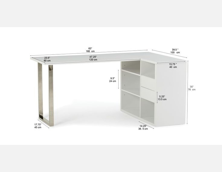 Home Office/Computer Desk + Free Chair - photo 3
